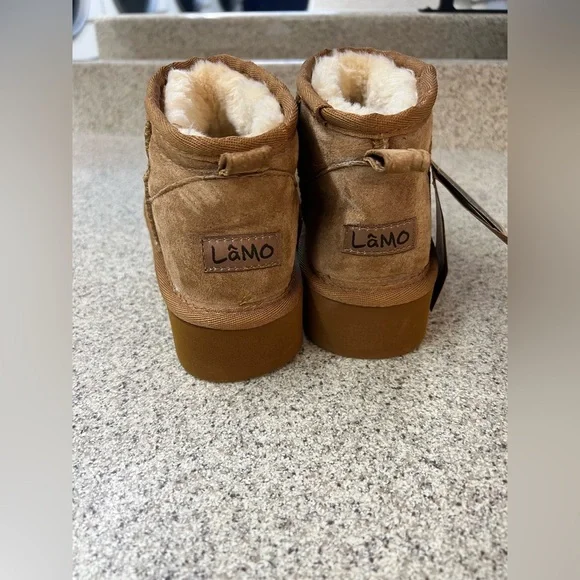 LAMO Cozy Brown Kids Shoes - Picture 3 of 7